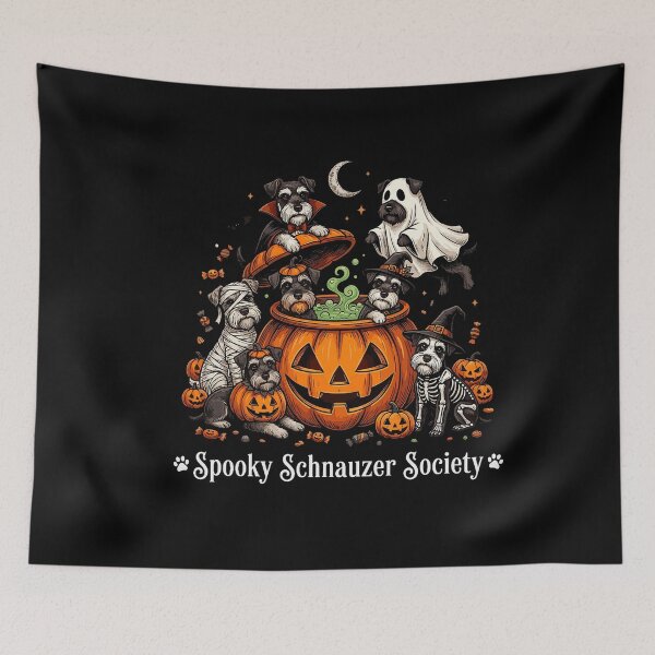 Item preview, Spooky Schnauzer Society Halloween Dog Costumes designed and sold by VioletNance.