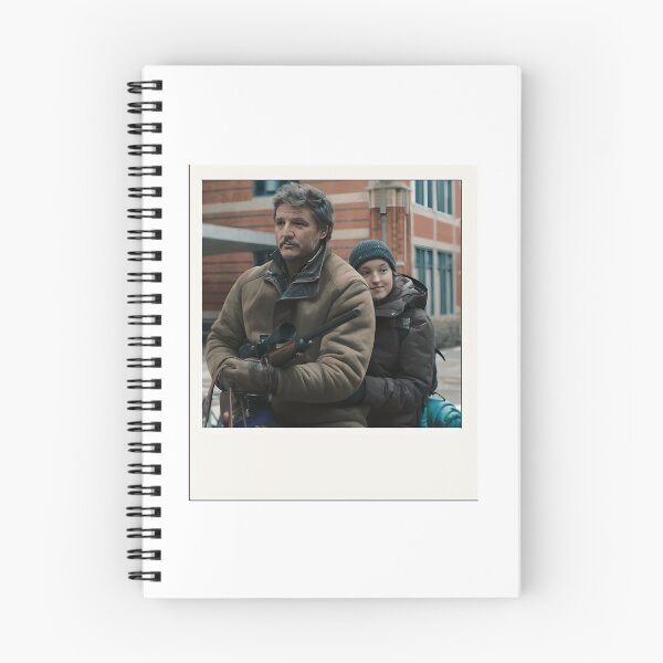 Item preview, Pedro Pascal And Bella Ramsey Foto Retro Hug On Horse designed and sold by brycegeorg.
