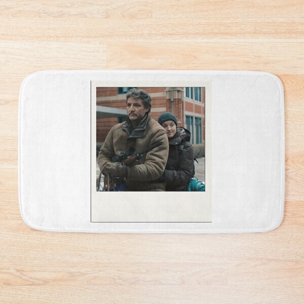 Item preview, Pedro Pascal And Bella Ramsey Foto Retro Hug On Horse designed and sold by brycegeorg.