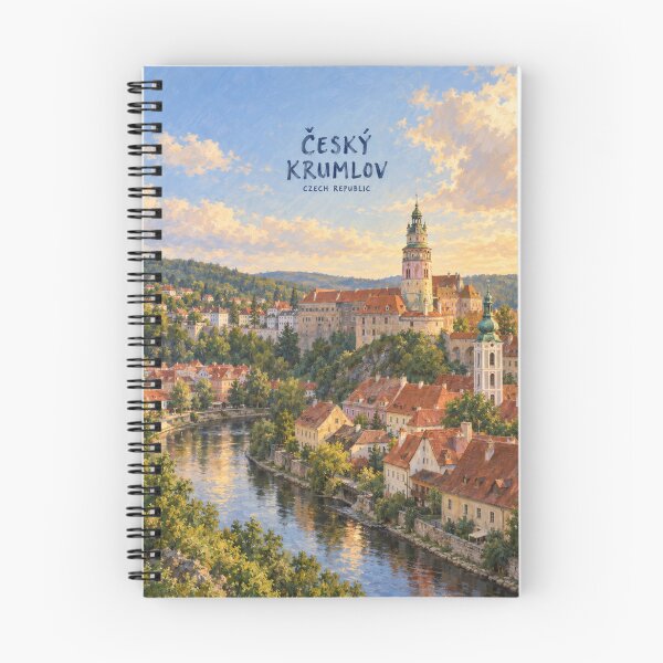 Item preview, Český Krumlov Painterly Bohemian City Impression designed and sold by MichaeIRellov.
