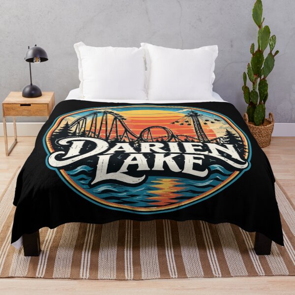 Item preview, Darien Lake New York Vintage Travel designed and sold by TomFrontierArt.