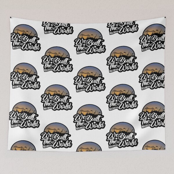 Item preview, We Built The World Middlesbrough designed and sold by alexusarena.