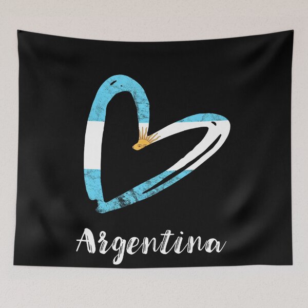 Item preview, Argentinian Pride Sun Of May Heart Argentina Flag Argentina designed and sold by YasmineIngram.