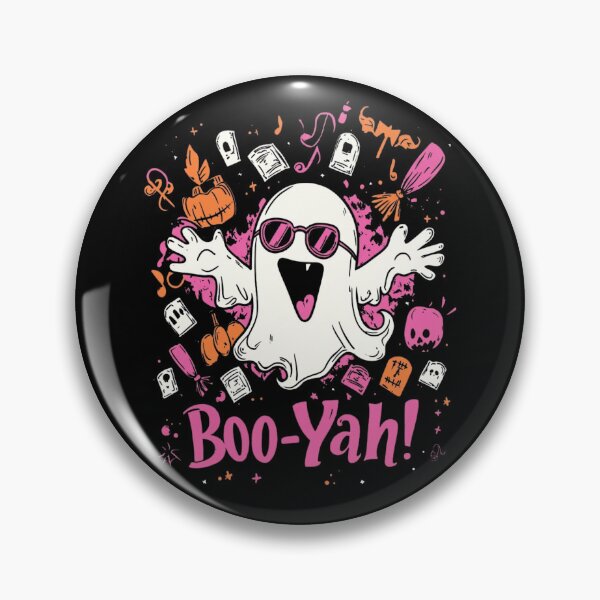 Item preview, Boo-Yah! | Funny Kawaii Ghost Spooky Cute Halloween designed and sold by designsdetour.