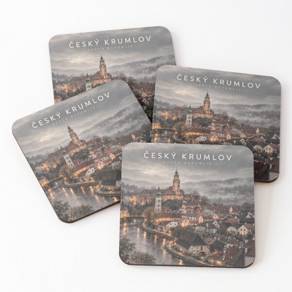 Item preview, Český Krumlov Cinematic Monochrome Cityscape designed and sold by MichaeIRellov.