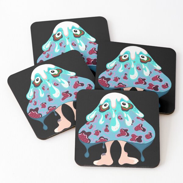 Item preview, Hypnotic Blue Mushroom designed and sold by NaranArt.