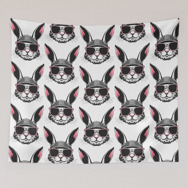 Item preview, Bunny Face With Sunglasses Easter Day For Boys Men Kids designed and sold by glorianadrew.