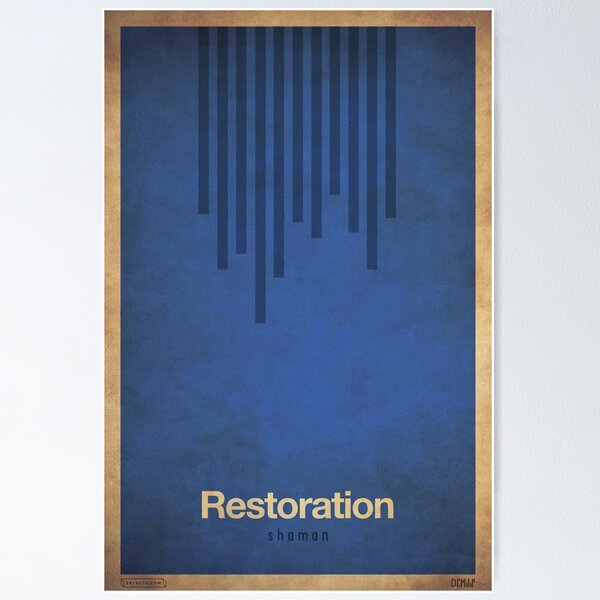 Restoration Shaman - WoW Minimalism Poster