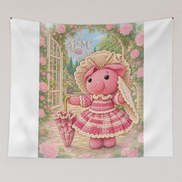 Item preview, Mademoiselle Ombeline garden designed and sold by PIERRES&MAILLESDesign.