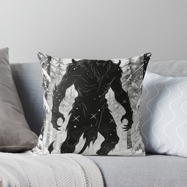 Item preview, Krampus Shadow Ink Dark Fantasy Holiday Art 2 designed and sold by GodsMonsterss.