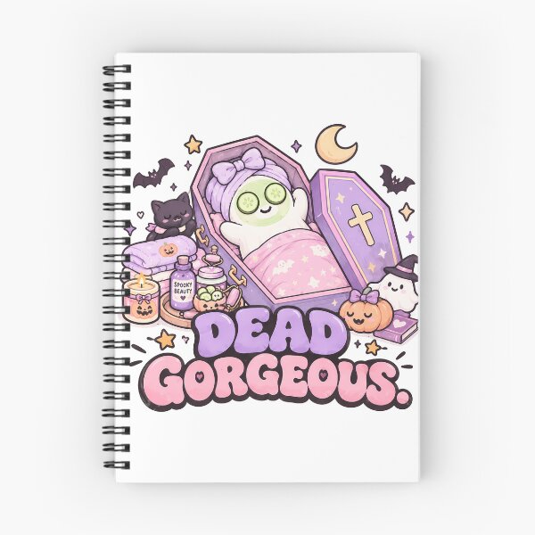 Item preview, Pastel Goth Dead Gorgeous - Cute Funny Halloween Ghost Self Care designed and sold by ianm1028.