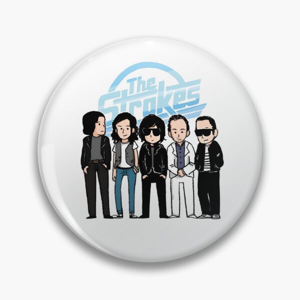 Item preview, The Strokes Classic Logo & Band Art T-Shirt designed and sold by Moonifillst.