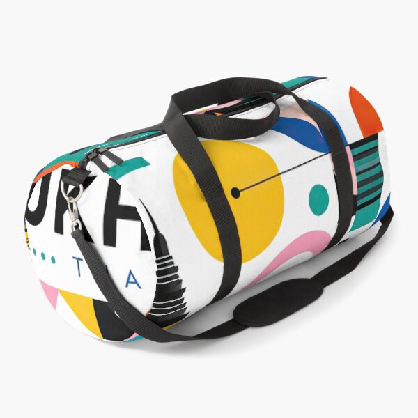 Item preview, Colorful geometric poster featuring Thai cultural symbols, templ designed and sold by ckybe.
