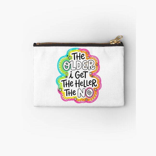 Item preview, The Older I Get The Heller The No Funny Sarcastic Quote Retro Colorful Doodle designed and sold by raedattia.