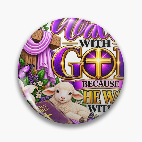 Item preview, I walk with God because he walks with me designed and sold by InkJA.