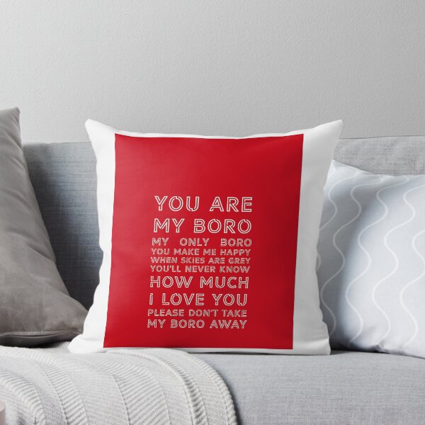 Item preview, You Are My Boro - Middlesbrough Football Club White On Red designed and sold by alexusarena.