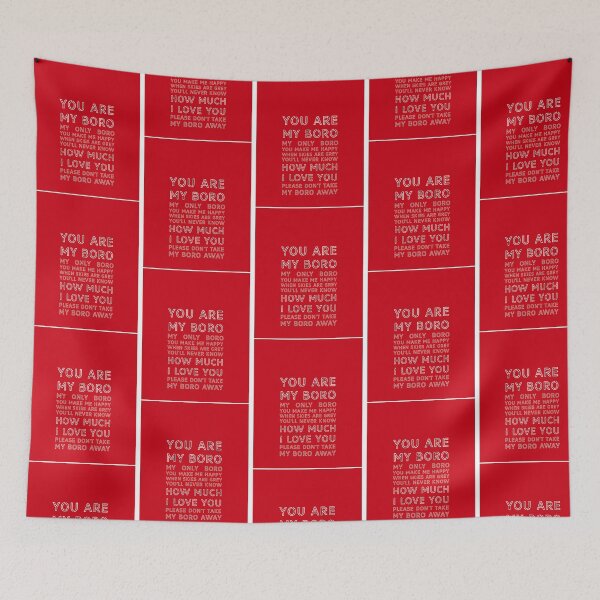 Item preview, You Are My Boro - Middlesbrough Football Club White On Red designed and sold by alexusarena.