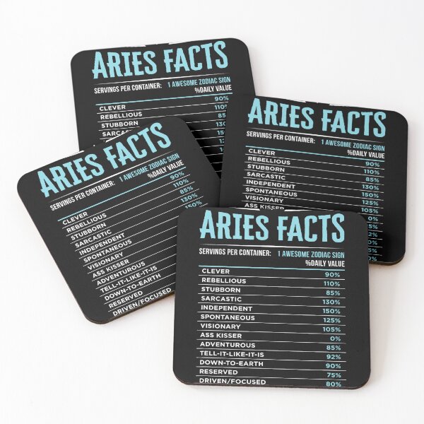 Item preview, Aries Traits Facts Horoscope Zodiac Astrological Sign Gift designed and sold by YasmineIngram.