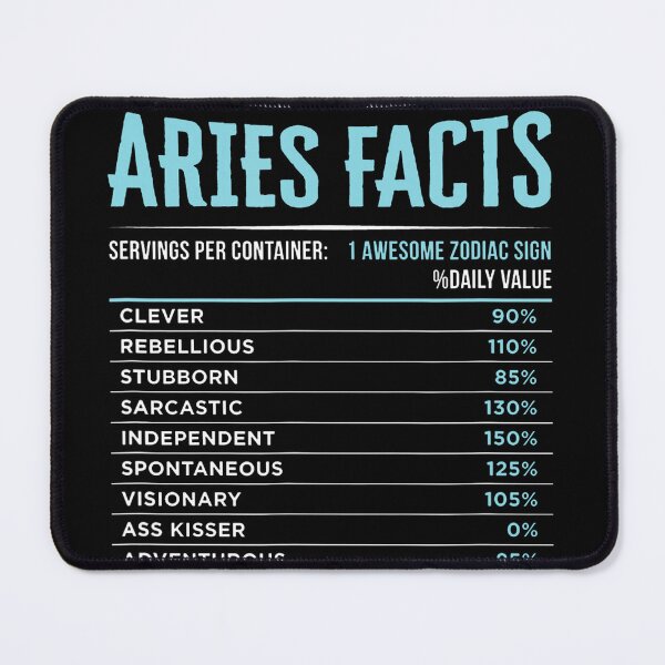 Item preview, Aries Traits Facts Horoscope Zodiac Astrological Sign Gift designed and sold by YasmineIngram.