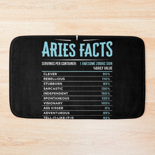 Item preview, Aries Traits Facts Horoscope Zodiac Astrological Sign Gift designed and sold by YasmineIngram.