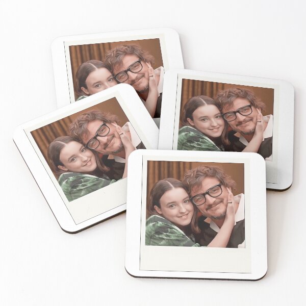 Item preview, Pedro Pascal And Bella Ramsey Foto Retro Interview Cute Moment designed and sold by brycegeorg.