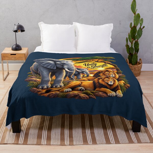 Item preview, Unity in the Wild: Majestic African Wildlife at Sunset designed and sold by 'VARI'.