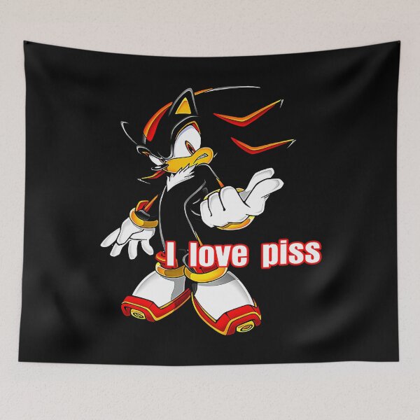 Item preview,  Shadow The Hedgehog I Love Piss designed and sold by fjefkmkl.