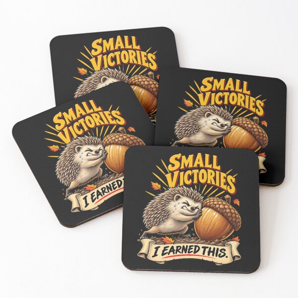 Item preview, Hedgehog Gets The Acorn - Small Victories : I Earned This designed and sold by Imagequest.