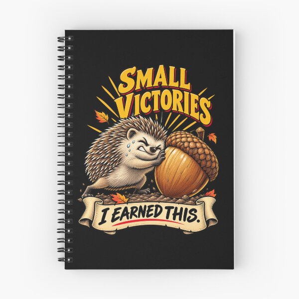Item preview, Hedgehog Gets The Acorn - Small Victories : I Earned This designed and sold by Imagequest.