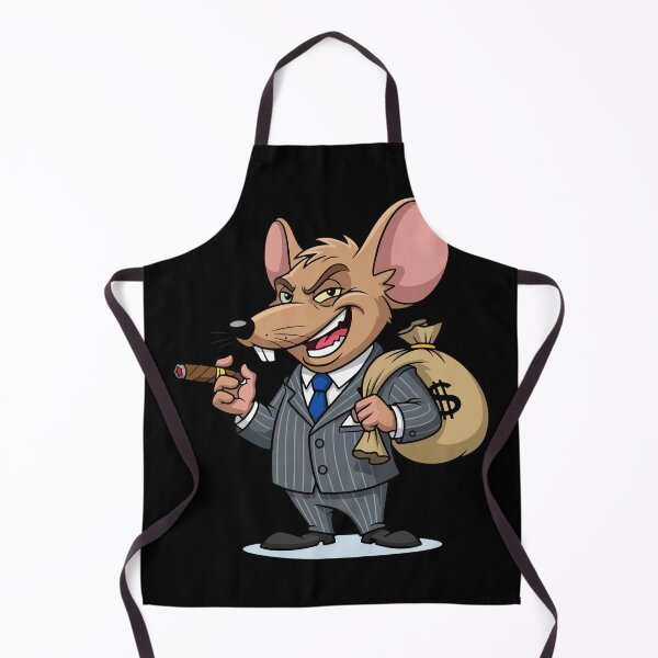 Item preview, Rich Boss Mouse with Money Bag & Cigar - Mobster Mouse Illustration designed and sold by 92160057.