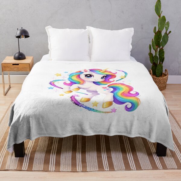 Item preview, Cute Rainbow Unicorn Magical Star Adventure designed and sold by MySthore.