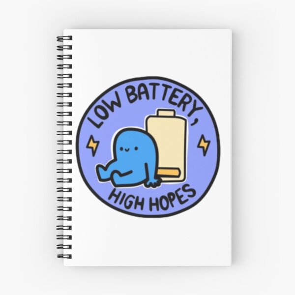Item preview, Low Battery, High Hopes designed and sold by BrainSoupStore.