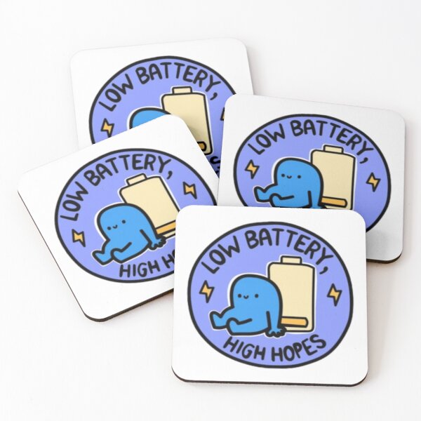 Item preview, Low Battery, High Hopes designed and sold by BrainSoupStore.