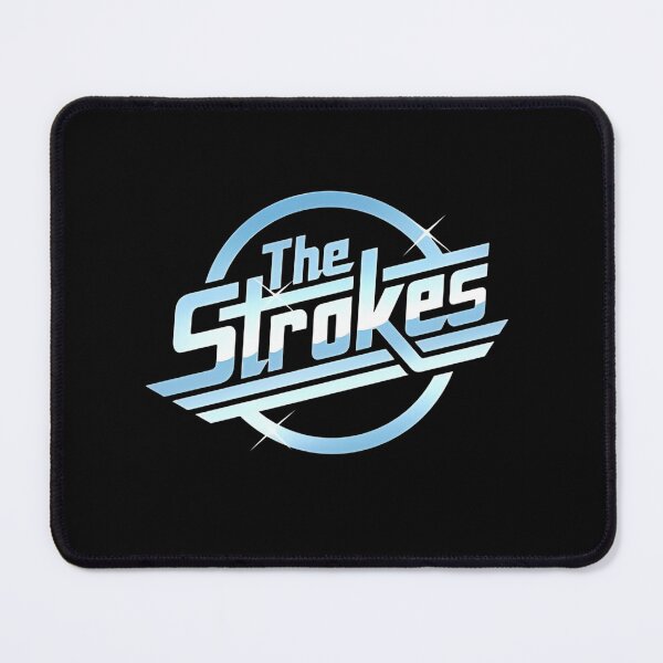 Item preview, The Strokes Chrome Metallic Retro Logo T-Shirt designed and sold by Moonifillst.