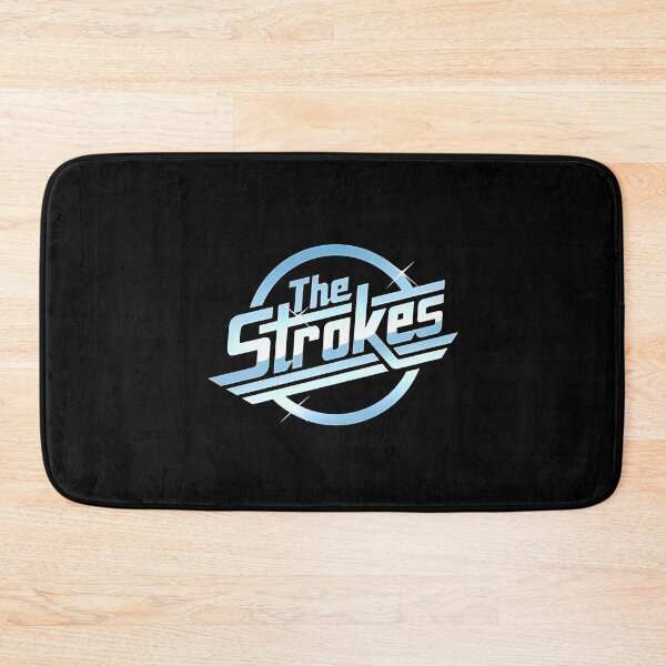 Item preview, The Strokes Chrome Metallic Retro Logo T-Shirt designed and sold by Moonifillst.