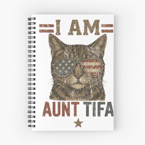 Item preview, I Am Aunt Tifa Cool Cat American Flag Sunglasses Retro Design designed and sold by SEINENGAPPI8.