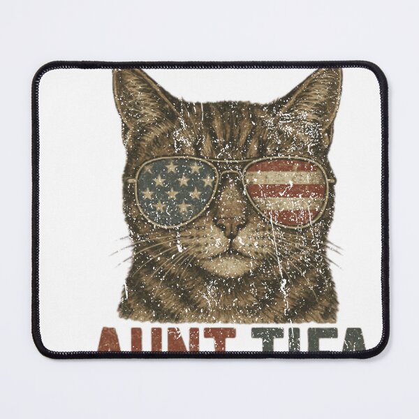 Item preview, I Am Aunt Tifa Cool Cat American Flag Sunglasses Retro Design designed and sold by SEINENGAPPI8.