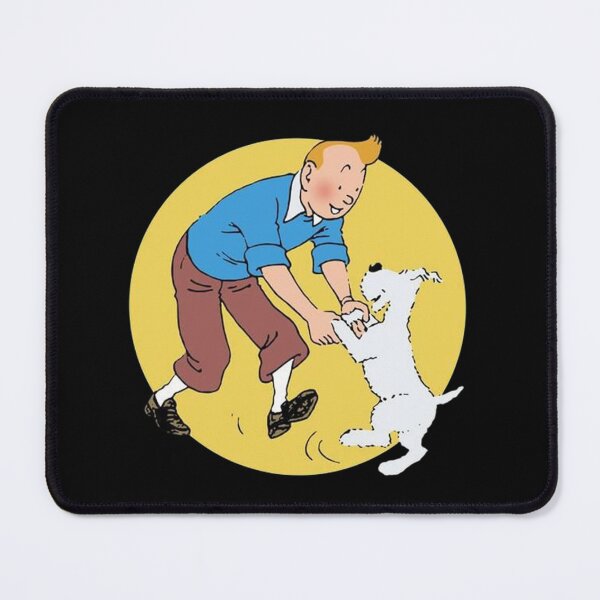 Item preview, Tintin and Snowy Dancing Circle Art designed and sold by Bomebomst.