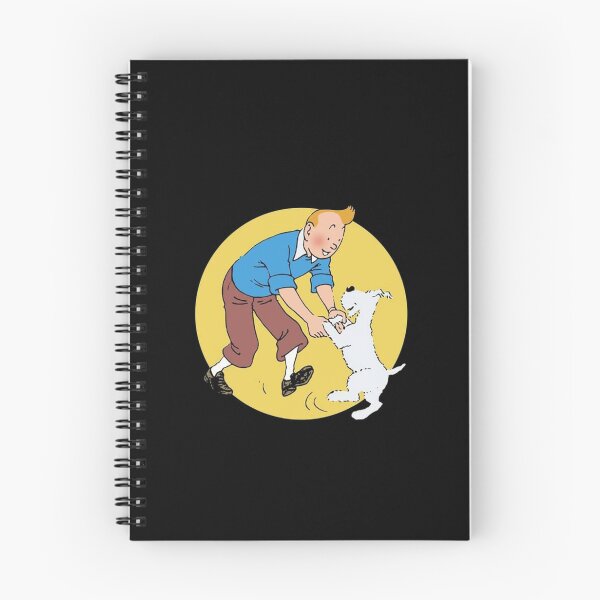 Item preview, Tintin and Snowy Dancing Circle Art designed and sold by Bomebomst.
