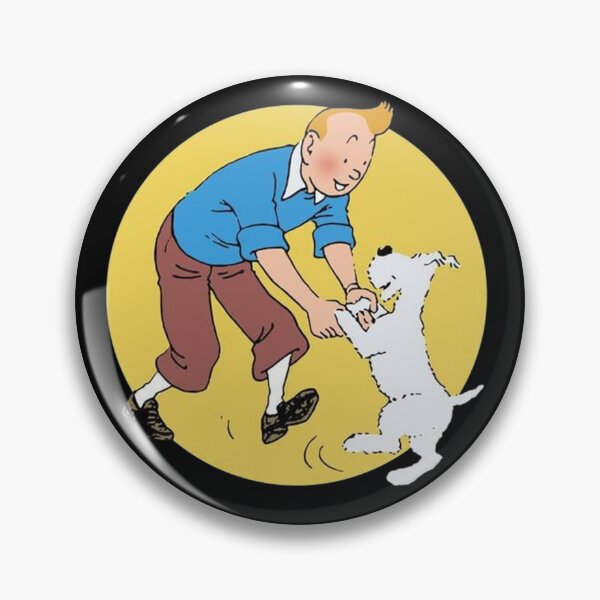 Item preview, Tintin and Snowy Dancing Circle Art designed and sold by Bomebomst.