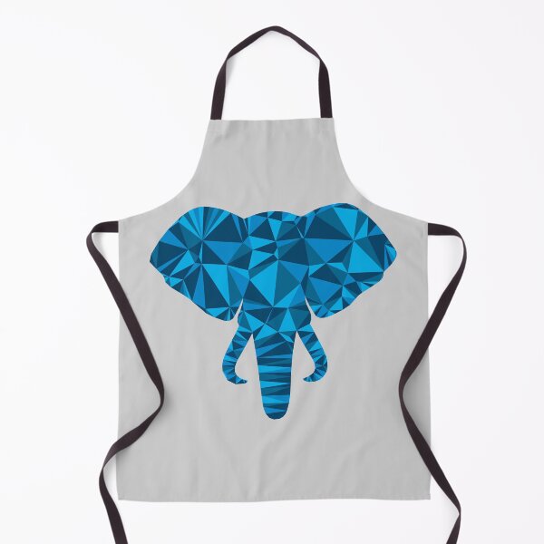 Item preview, Geometric Elephant Head | Cubist Low Poly Art designed and sold by MammothArt.