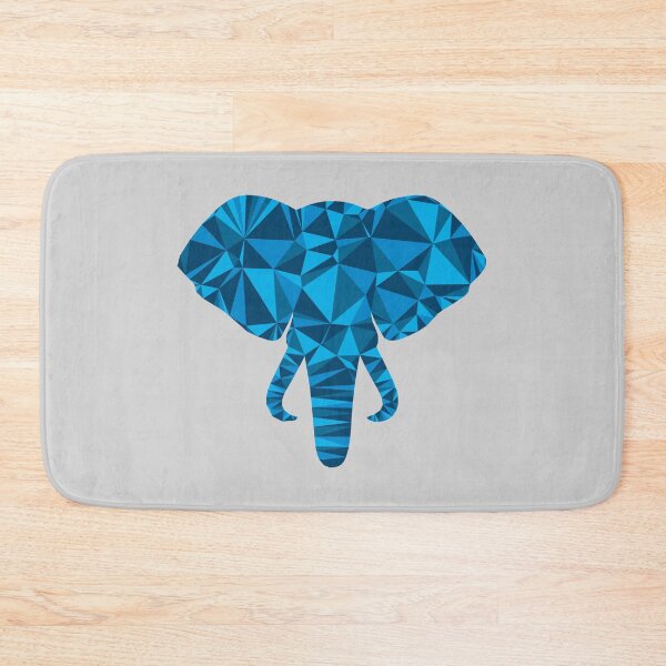 Item preview, Geometric Elephant Head | Cubist Low Poly Art designed and sold by MammothArt.