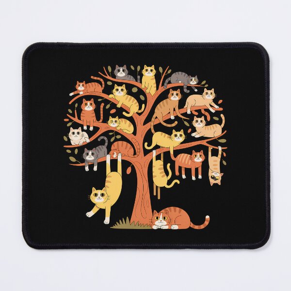 Item preview, Cat Tree — Cute Illustrated Cats in a Tree Design designed and sold by LoFizzy.