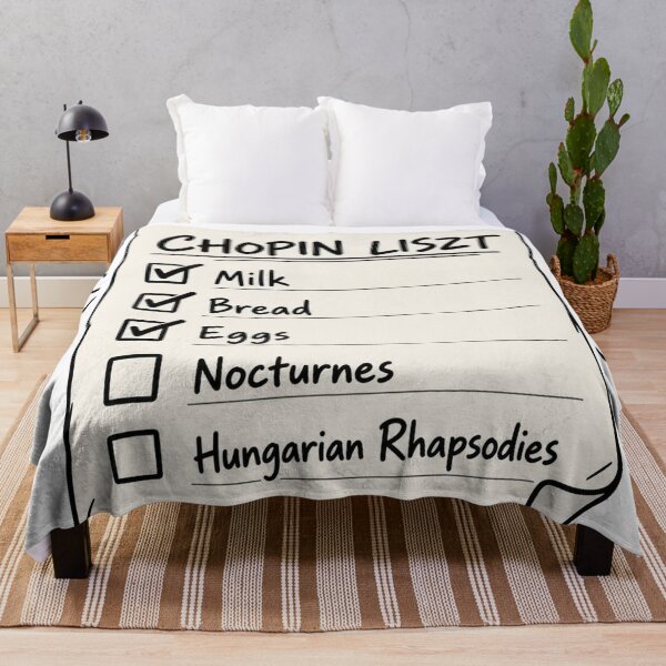 Item preview, Chopin Liszt Shopping List designed and sold by QuiteLiterallyX.