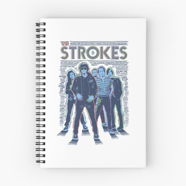 Item preview, The Strokes Neon Contour Lyrics Poster T-Shirt designed and sold by Moonifillst.