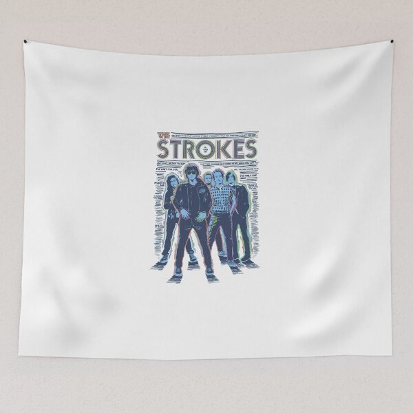 Item preview, The Strokes Neon Contour Lyrics Poster T-Shirt designed and sold by Moonifillst.