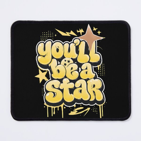 Item preview, You'll Be A Star Graffiti Art Motivational Quote designed and sold by CECILBOULAN.
