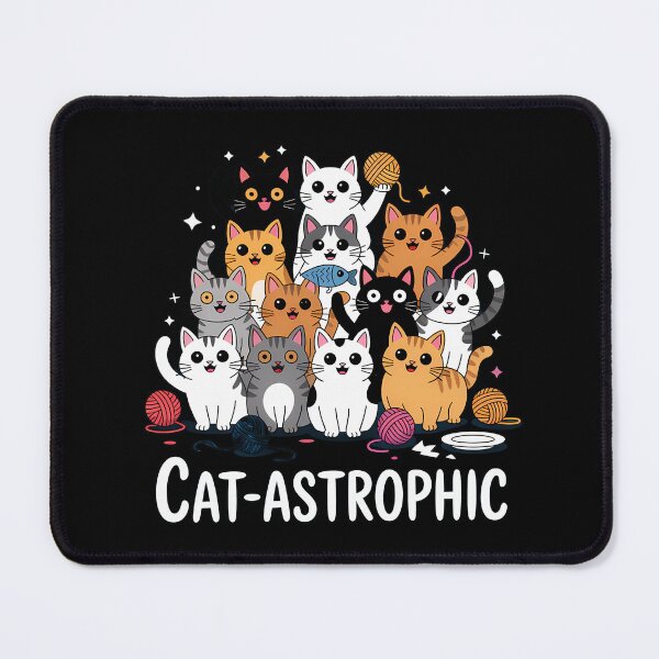 Item preview, Catastrophic — Cute Illustrated Cats in a Tree Design designed and sold by LoFizzy.