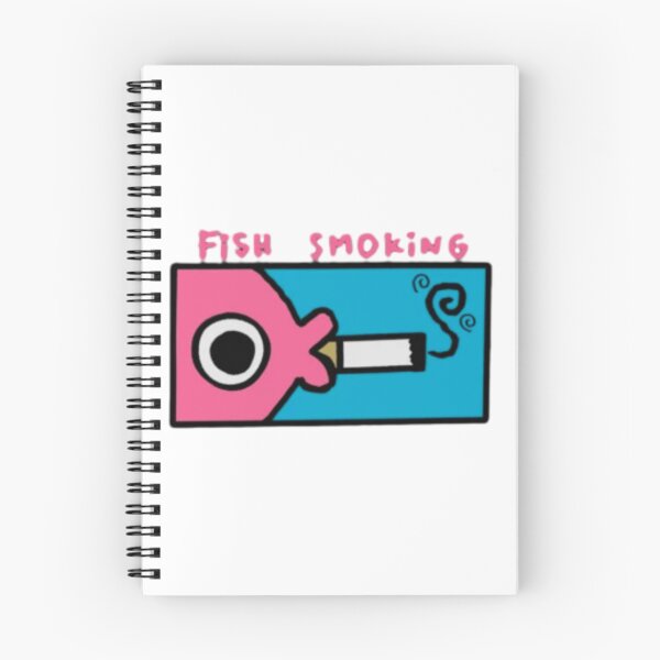 Item preview, Fish Smoking Cigarette designed and sold by BrainSoupStore.
