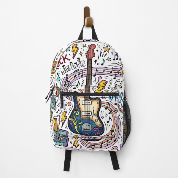 Item preview, Retro Rock Guitar Music Doodle Art - Glen Hansard Inspired Tribute designed and sold by BS Creations.